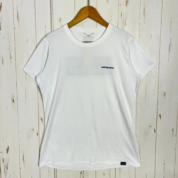 【Women's S ホワイト系】 2021 Patagonia ( パタゴニア ) キャプリーン クール デイリー グラフィック シャツ Capilene Cool Daily Graphic Shirt BOLW / Boardshort Logo: White 吸