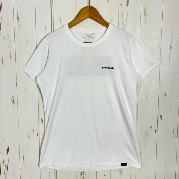 【Women's S ホワイト系】 2021 Patagonia ( パタゴニア ) キャプリーン クール デイリー グラフィック シャツ Capilene Cool Daily Graphic Shirt BOLW / Boardshort Logo: White 吸
