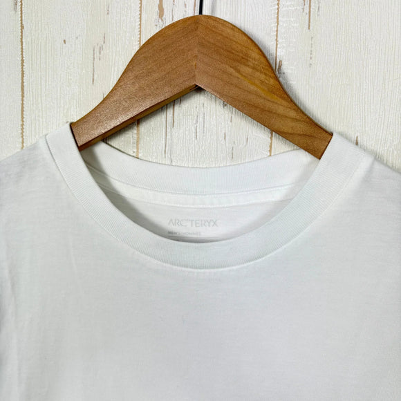 【Men's S ホワイト系】 Arcteryx ( アークテリクス ) クラッグ エスエル コットン ショート スリーブ Kragg SL Cotton SS White Light コットン ウェア トップス インナー シャツ ショートスリーブTシャツ クルーネ