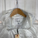 Mountain Hardwear Ghost Whisperer Hooded Jacket, Men's Size Small, White. Nylon outerwear, windshield, and top.