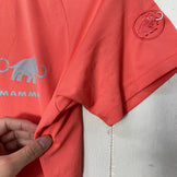 【Women's M オレンジ系】 Mammut ( マムート ) クイックドライ アジリティ ティーシャツ QD Aegility T-Shirt 吸水速乾｜イージーケア ポリエステル ウェア トップス インナー シャツ ショートスリーブTシャツ クルーネック 化繊