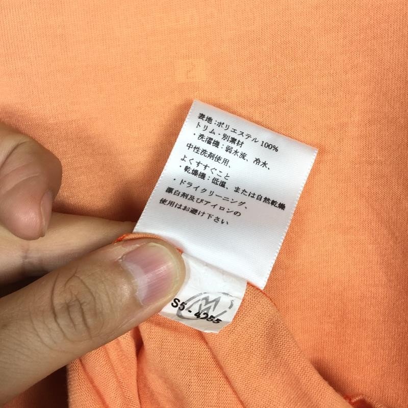 【WOMEN's S】 クラウドベイル クリックドライ ショートスリーブ クルーネック Tシャツ CLOUDVEIL 4255 オレンジ系