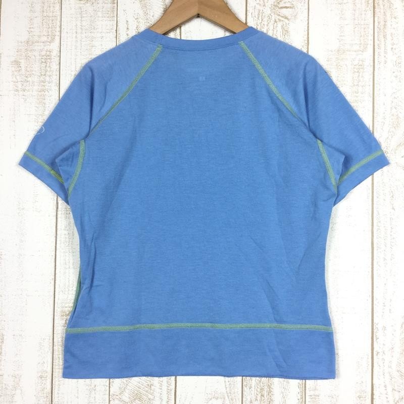 【WOMEN's S】 クラウドベイル クリックドライ ショートスリーブ クルーネック Tシャツ CLOUDVEIL 4255 ブルー系