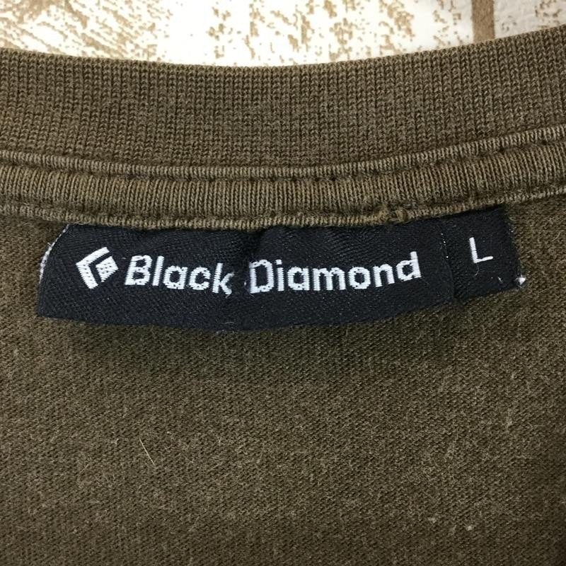 【MEN's M】 ブラックダイヤモンド コットン Tシャツ BLACK DIAMOND ブラウン系