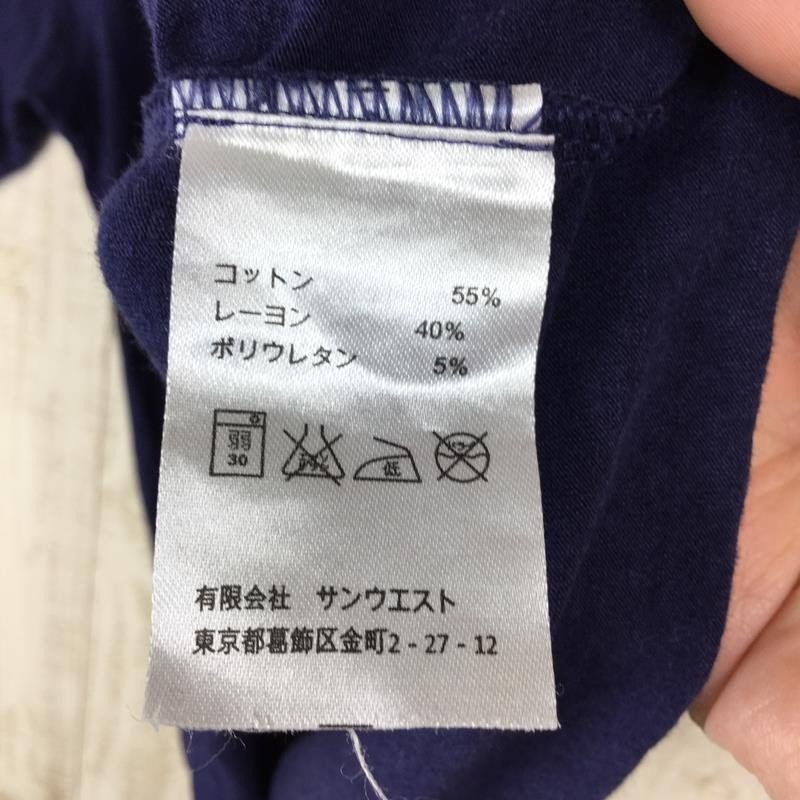 【MEN's S】 タスク タスク バンブー Vネック Tシャツ TASC ネイビー系