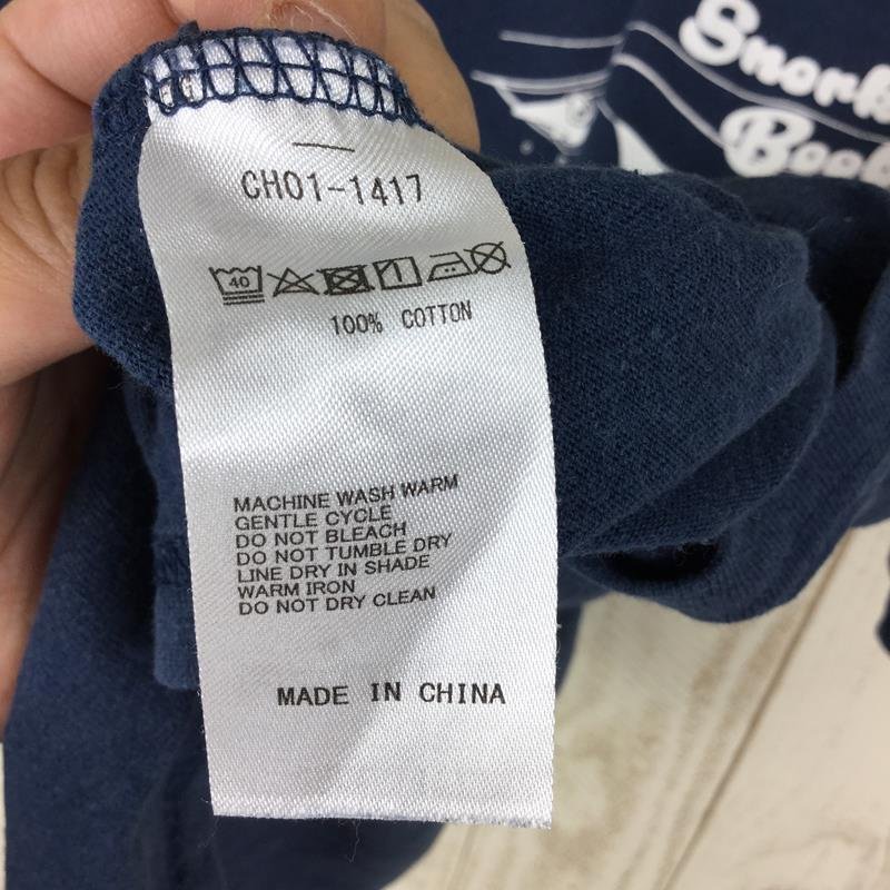 【MEN's S】 チャムス シューノーケリング ブービーバード Tシャツ CHUMS CH01-1417 ネイビー系