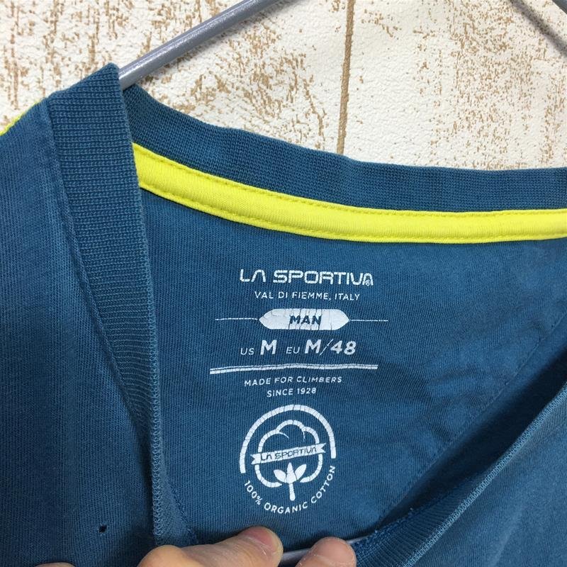 【MEN's M】 スポルティバ スラブ Tシャツ SLAB T-SHIRT SPORTIVA H44 ブルー系