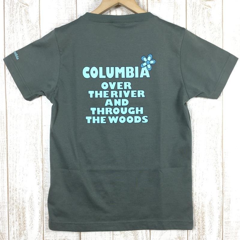【WOMEN's M】 コロンビア アバナシー Tシャツ COLUMBIA PL2133 グリーン系