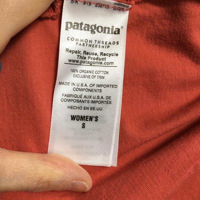 【WOMEN's S】 パタゴニア ハレイワ限定 オーガニックコットン Tシャツ PATAGONIA 38879 SUMR レッド系