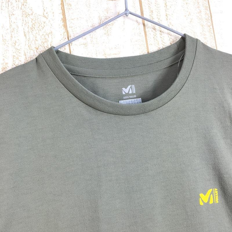 【MEN's S】 ミレー Mスケイプ Tシャツ ロングスリーブ M-SCAPE T-Sirts Long Sleeved MILLET MIV01674 カーキ系