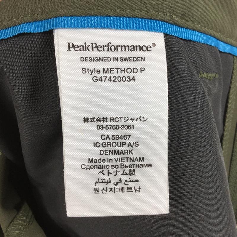 MEN's S】 ピークパフォーマンス メソッド パンツ MethodPants PEAK