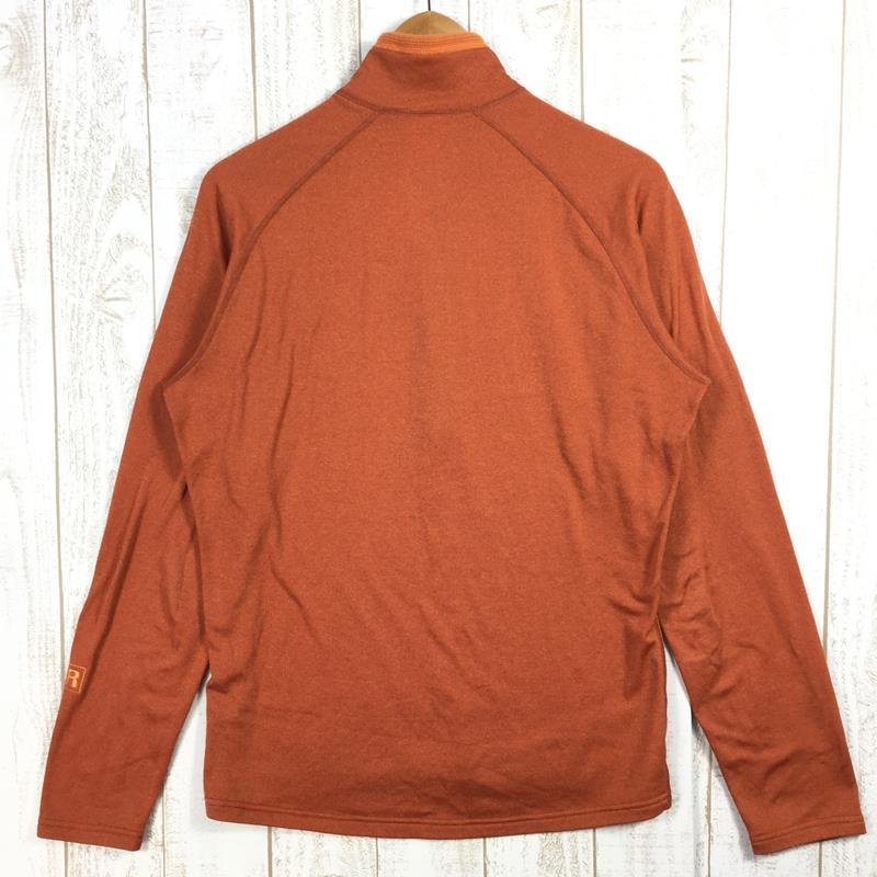 90s テック系　ギア系　オレンジtシャツ ミッシェルクラン　ジップシャツ