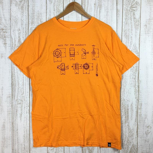 【MEN's M】 マウンテンハードウェア ナット Tシャツ Nuts Tee 生産終了モデル 入手困難 MOUNTAIN HARDWEAR OM4645 オレンジ系