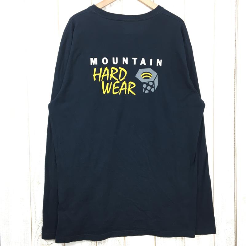 【MEN's M】 マウンテンハードウェア MHW ロゴ ロングスリーブ Tシャツ ロンT MOUNTAIN HARDWEAR ブラック系