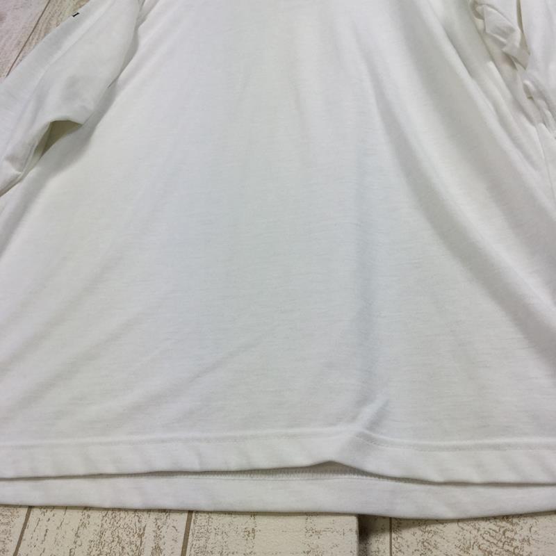【MEN's M】 モンベル WIC. ライト ロングスリーブ Tシャツ MONTBELL 1104355 ホワイト系