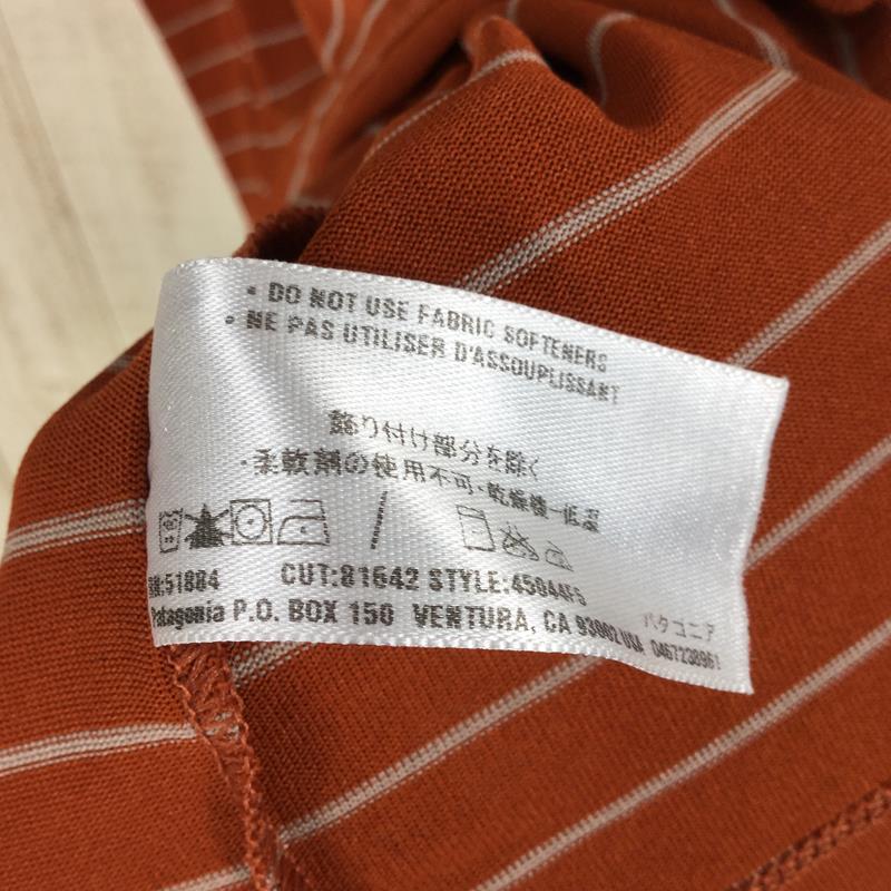 【MEN's M】 パタゴニア キャプリーン シルクウェイト Tシャツ Capilene Silkweight T-Shirts 生産終了モデル 入手困難 PATAGONIA 45044 レッド系
