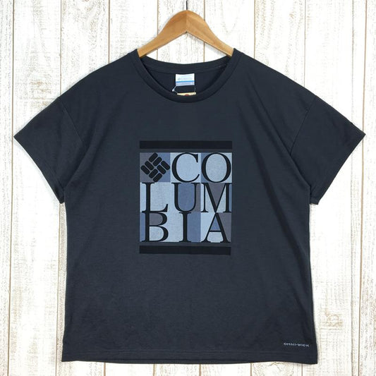 【WOMEN's XL】 コロンビア ビッグシュガーリム ウィメンズ ショートスリーブ Tシャツ COLUMBIA PL3127 チャコール系