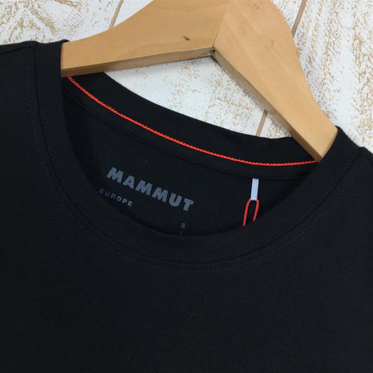 【MEN's S】 マムート ザイル Tシャツ Seile T-Shirt オーガニックコットン MAMMUT 1017-00973 ブラック系
