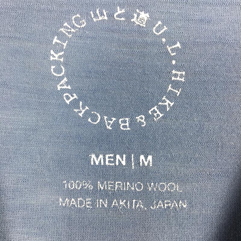 MEN's M】 山と道 100% メリノライト スリーブレス 100% Merino Light
