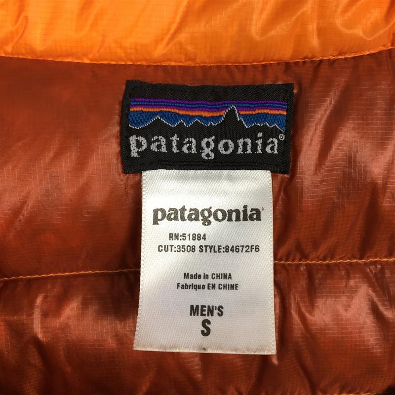 MENs S  パタゴニア ダウン セーター Down Sweater 800FP ジャケット PATAGONIA 84672 オレンジ系