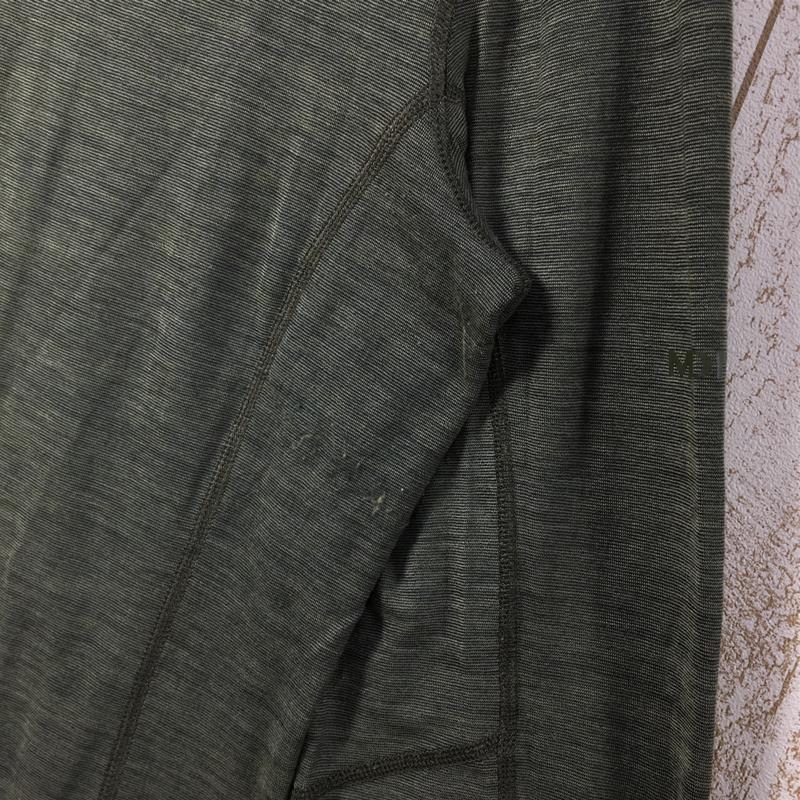 【MEN's M】 モンテイン プリミノ 140 ロングスリーブ Tシャツ PRIMINO 140 Long Sleeve T-Shirt メリノウール プリマロフト MONTANE Kelp Green グリーン系