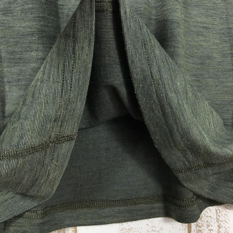 【MEN's M】 モンテイン プリミノ 140 ロングスリーブ Tシャツ PRIMINO 140 Long Sleeve T-Shirt メリノウール プリマロフト MONTANE Kelp Green グリーン系