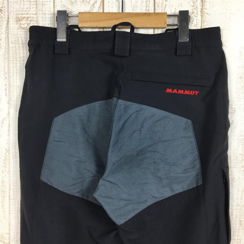 [MEN's M] Mammut Base Jump Pants Base-Jump Pants Soft Shell Scholar 3XDRY  Suspender Compatible MAMMUT 1301508 Black