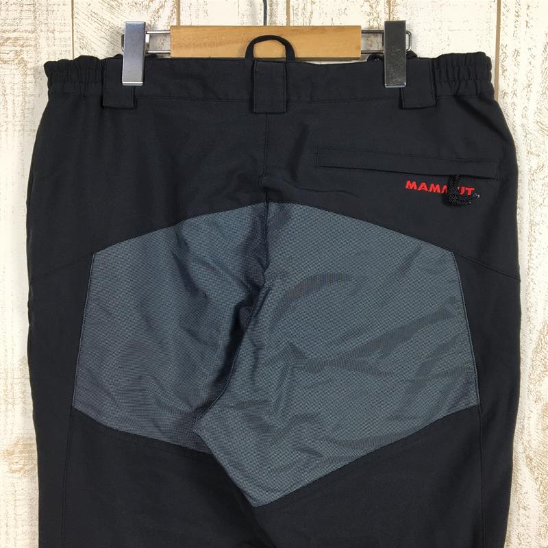 【MEN's W-34 L-30】 マムート ベースジャンプ パンツ Base Jump Pants ショーラー ソフトシェル MAMMUT 1020-03720 ブラック系
