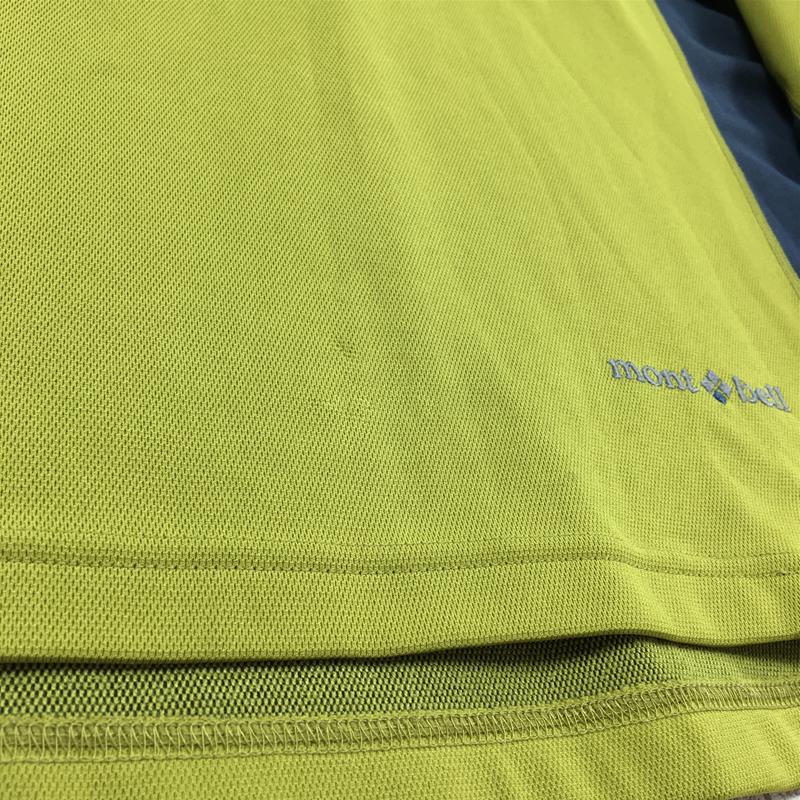 【MEN's L】 モンベル ジオライン 3Dサーマル ロングスリーブジップシャツ MONTBELL 1104650 イエロー系