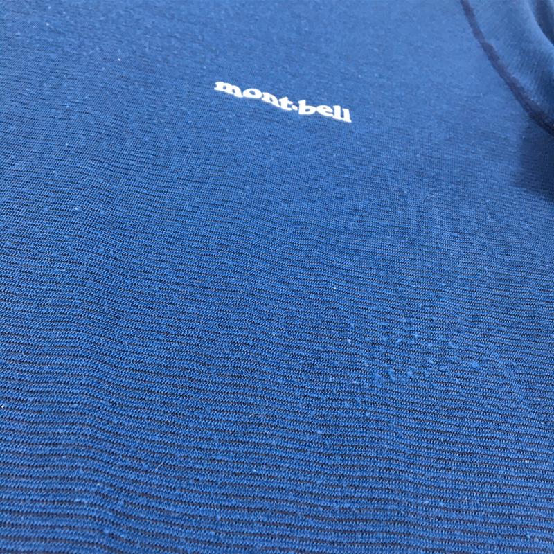 【MEN's M】 モンベル ジオラインLWラウンドネックシャツ MONTBELL 1107486 ブルー系