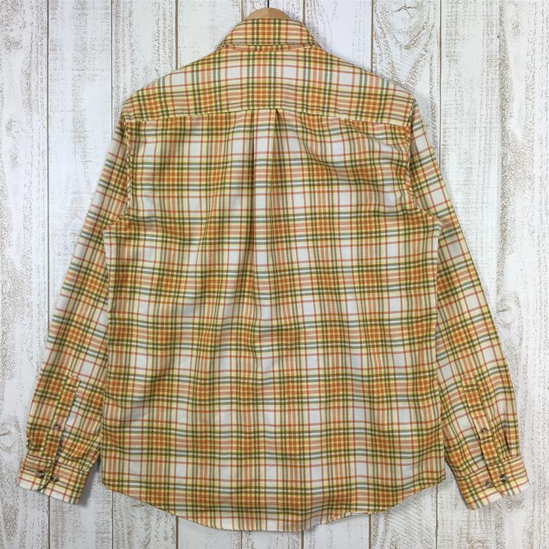 【MEN's L】 フェールラーベン クイックドライ フランネルシャツ Quickdry Flannel Shirt FJALLRAVEN FR3322 オレンジ系