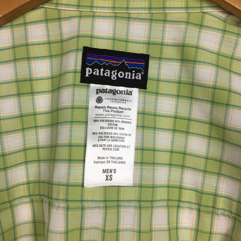 【MEN's XS】 パタゴニア 2012 ロングスリーブ アイランドホッパー シャツ Long-Sleeved Island Hopper Shirt 生産終了モデル 入手困難 PATAGONIA 52179 LEN グリーン系