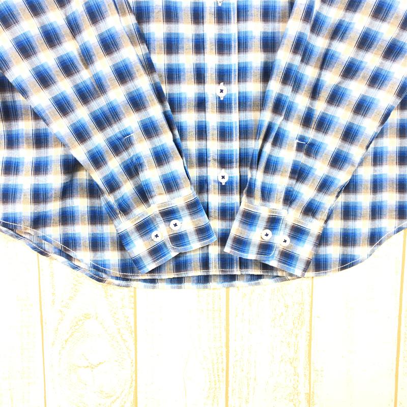 【MEN's M】 マーモット ロングスリーブ クイックドライ プレイド シャツ Long Sleeve QuickDry Plaid Shirt MARMOT MJS-S6094 ブルー系