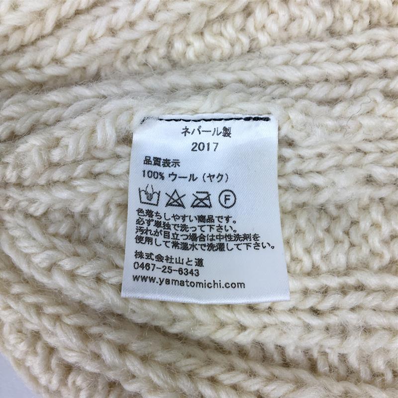 山と道 ヤク ウール ニット キャップ Yak Wool Knit Ca 生産終了モデル 入手困難 YAMATOMICHI アイボリー系