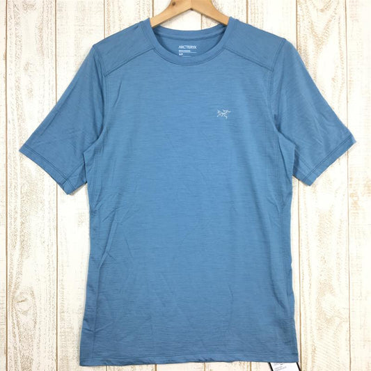 【MEN's S】 アークテリクス イオニア メリノ ウール ショートスリーブ Tシャツ Ionia Merino Wool Short Sleeve T-Shirt ARCTERYX X000006816 019563 Solace ブルー系