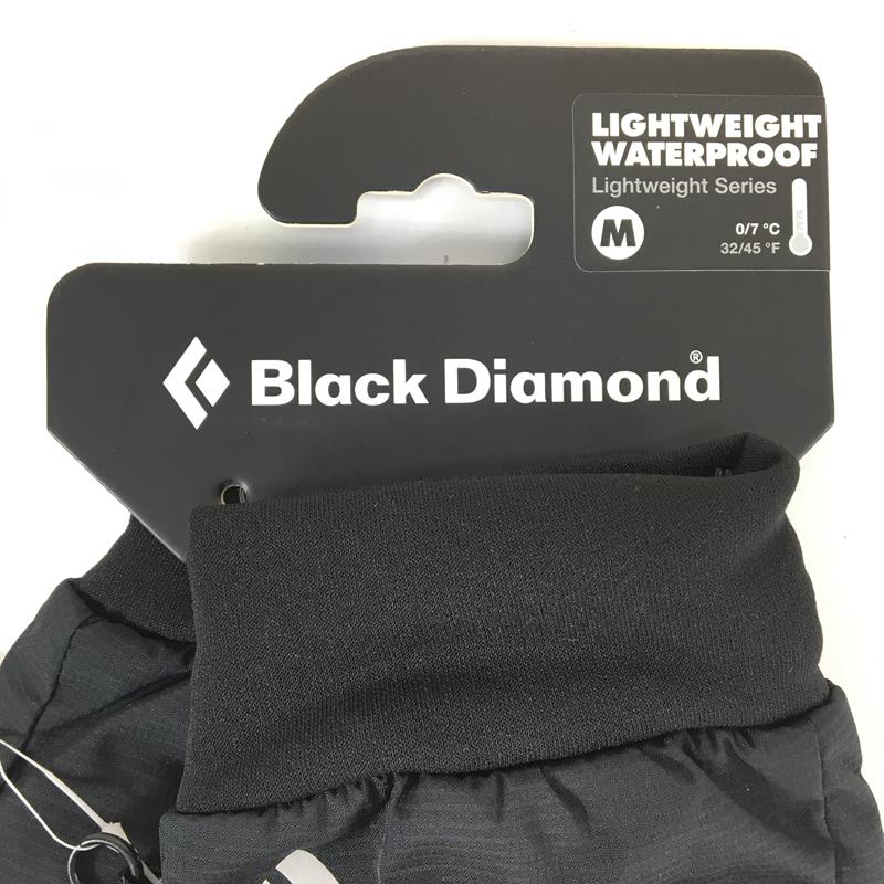 【UNISEX M】 ブラックダイヤモンド ライトウェイト ウォータープルーフ グローブ Lightweight Waterproof Gloves 0/7℃ BLACK DIAMOND ブラック系