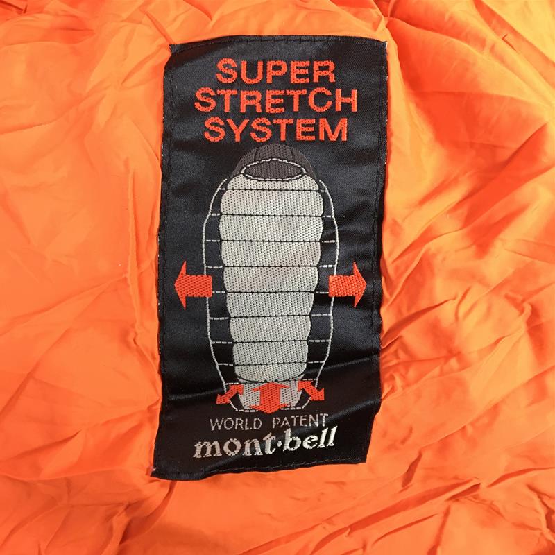 モンベル スーパーストレッチ バロウバッグ #4 R-Zip シンセティック インサレーション シュラフ 寝袋 MONTBELL 1121700 OG オレンジ オレンジ系
