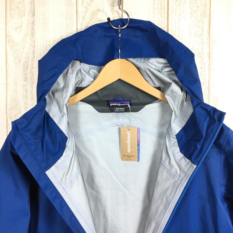 【MEN's L】 パタゴニア レインシャドー ジャケット Rainshadow Jacket レインシェル フーディ 3層 H2No PATAGONIA 85115 SPRB Superior Blue ブルー系