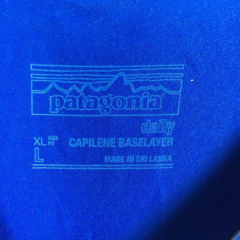 【MEN's L】 パタゴニア キャプリーン デイリー Tシャツ Cap Daily T-Shirt PATAGONIA 45271 ブルー系