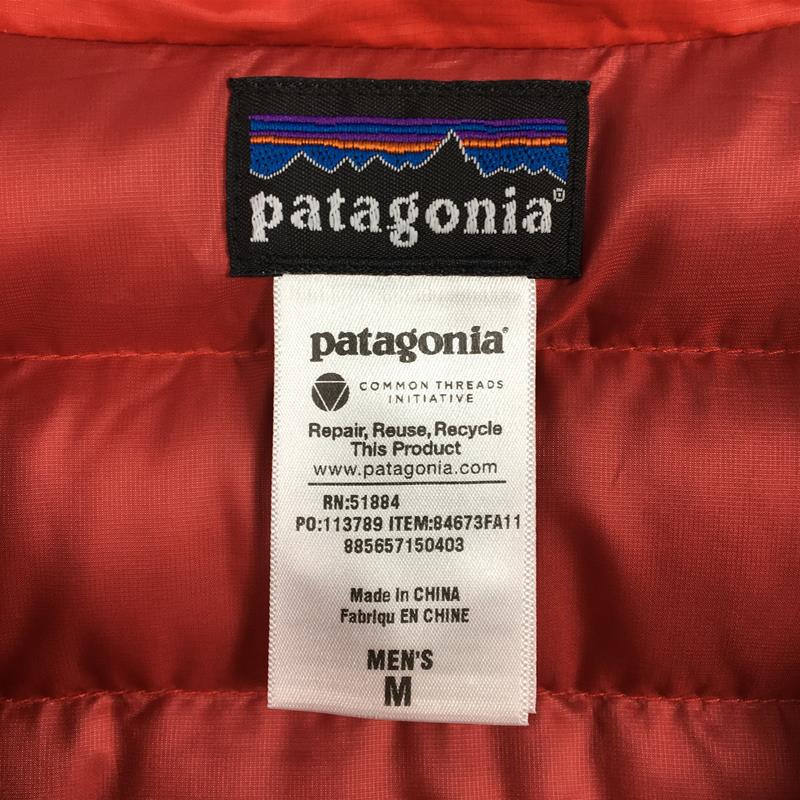 MENs M  パタゴニア ダウン セーター DOWN SWEATER 800FP ダウン ジャケット PATAGONIA 84673 レッド系