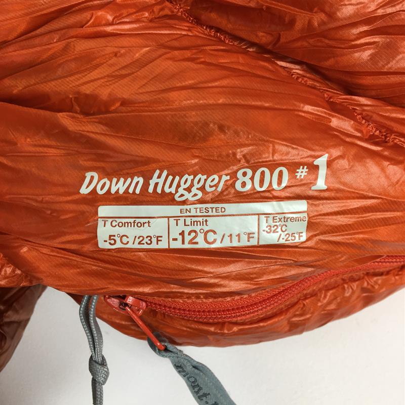 モンベル ダウンハガー 800 #1 -12℃ 800FP EXダウン シュラフ スリーピングバッグ 寝袋 MONTBELL 1121289 オレンジ系