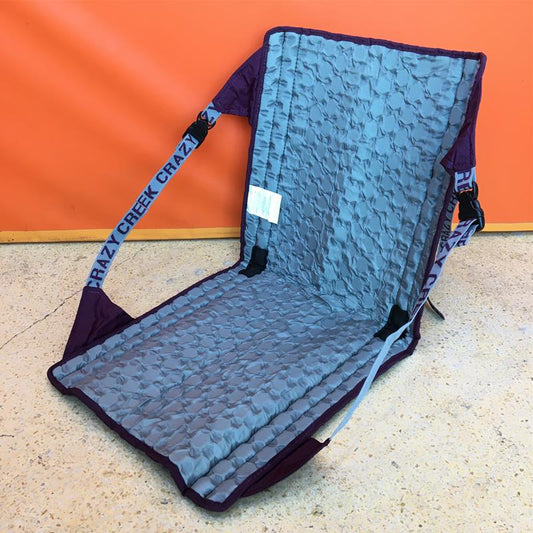 クレイジークリーク ヘックス 2.0 オリジナルチェア HEX 2.0 Original Chair グラウンドチェア 座椅子 生産終了カラー 入手困難 CRAZY CREEK Purple / Grey パープル系