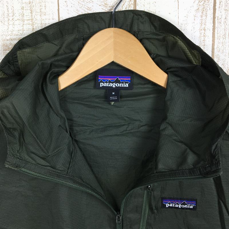 【MEN's M】 パタゴニア フーディニ ジャケット HOUDINI JACKET 超軽量ウィンドシェル フーディ PATAGONIA 24142  INDG グリーン系