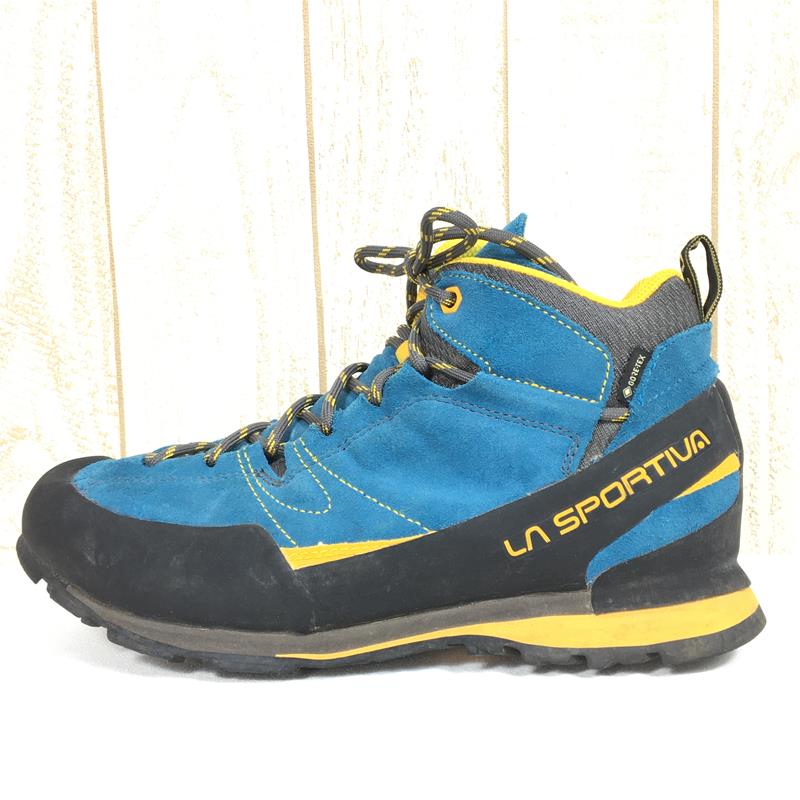 [男款 27.9cm] SPORTIVA BOULDER X MID GTX GORETEX 接近鞋 SPORTIVA 17E BY 蓝色/黄色  蓝色系列
