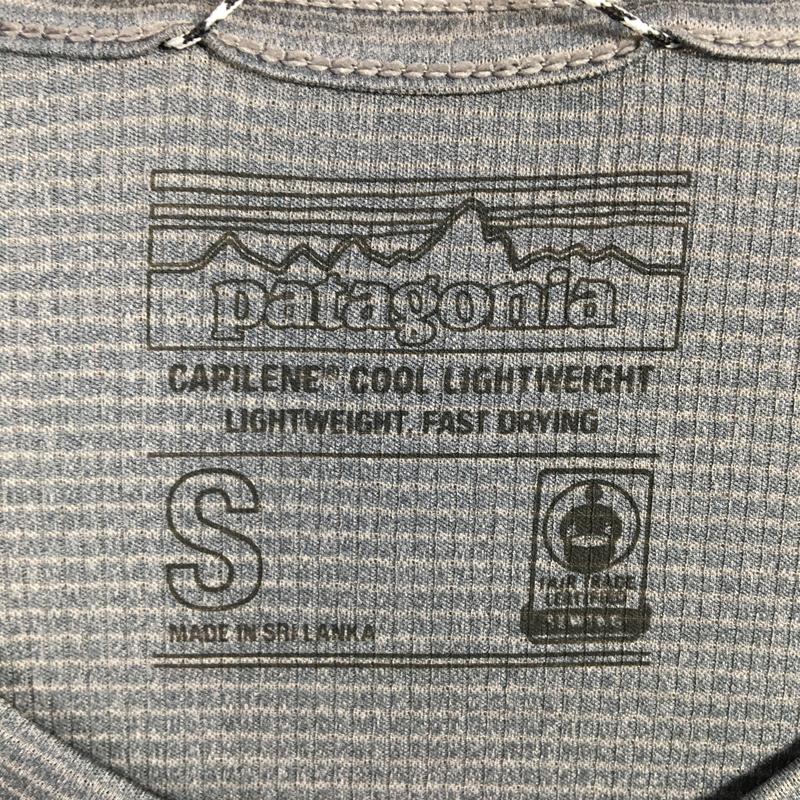 【MEN's S】 パタゴニア ロングスリーブ キャプリーン クール ライトウェイト シャツ CAP Cool Lightweight Shirt PATAGONIA 45690 グレー系