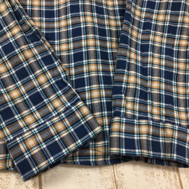 【MEN's S】 パタゴニア ロングスリーブ コットン イン コンバージョン ライトウェイト フィヨルド フランネル シャツ Long Sleeved Cotton in Conversion LightWeight Fjord Flannel Shirt ネルシャツ PATAGONIA 42410 SQTI ブルー系