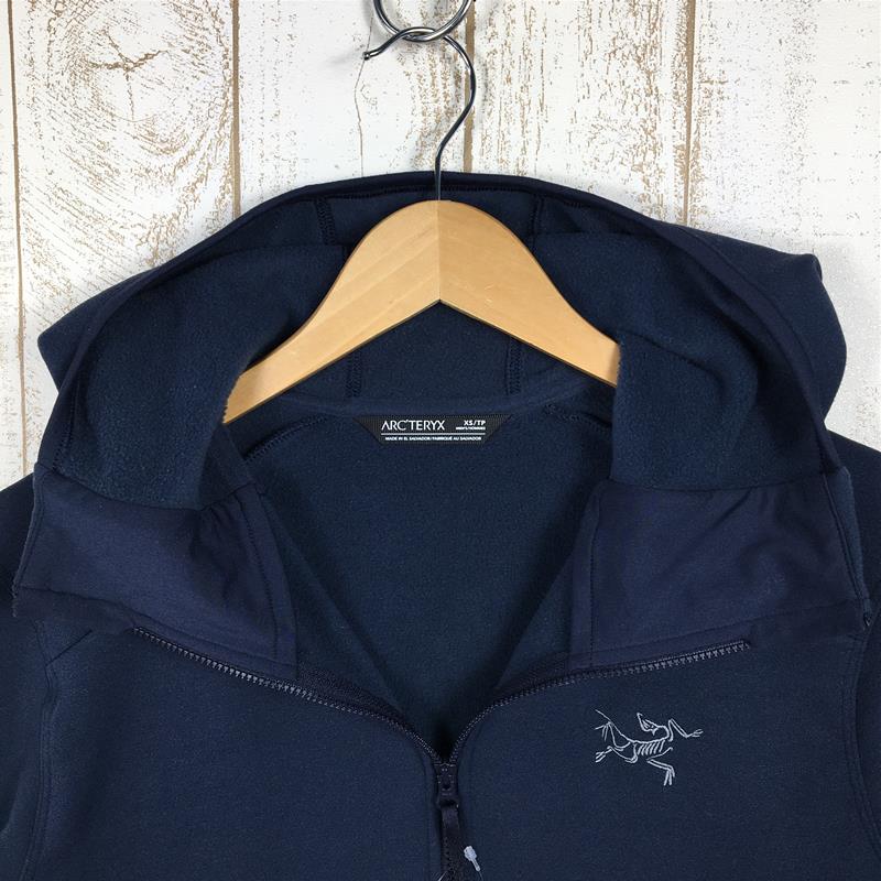 [MEN's XS] Arcteryx Kyanite AR Hoody Fleece Jacket Polartec Power Stretch  Pro ARCTERYX 27965 Navy