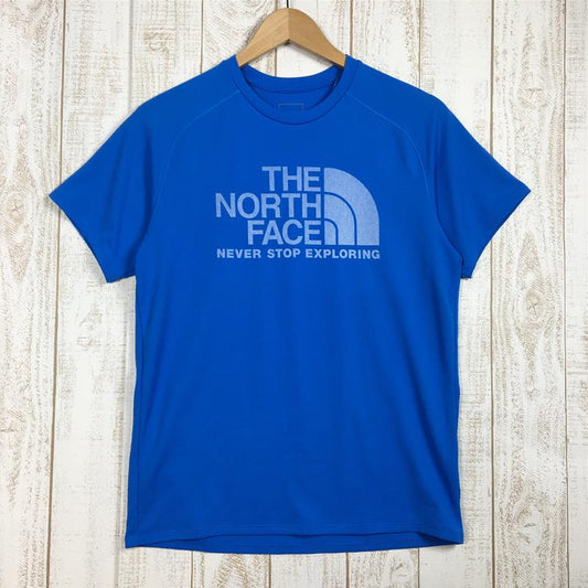 【MEN's M】 ノースフェイス ショートスリーブ GTD ロゴ クルー S/S GTD Logo Crew Tシャツ NORTH FACE NT12092 ブルー系