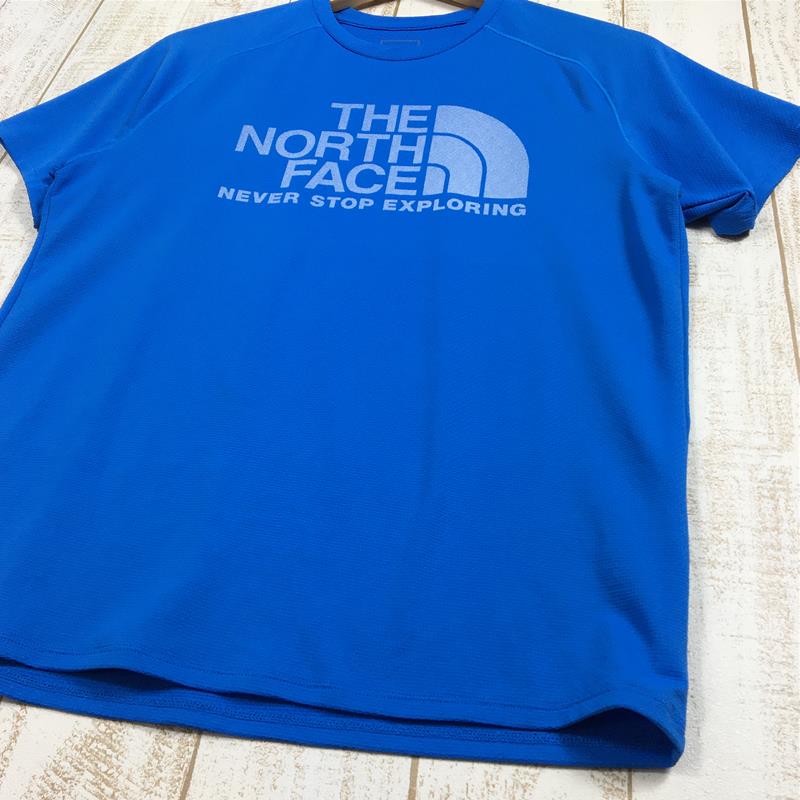 【MEN's M】 ノースフェイス ショートスリーブ GTD ロゴ クルー S/S GTD Logo Crew Tシャツ NORTH FACE NT12092 ブルー系